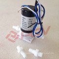 Válvula de solenoide de plástico de 1/8 pulgada POF-3 24v del cuerpo blanco de PTFE